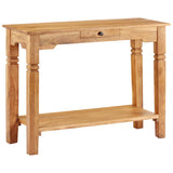 Console Table 100x40x76 cm Solid Wood Acacia - Extra Image
