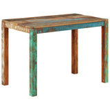 Dining Table 110x60x76 cm Solid Reclaimed Wood - Extra Image