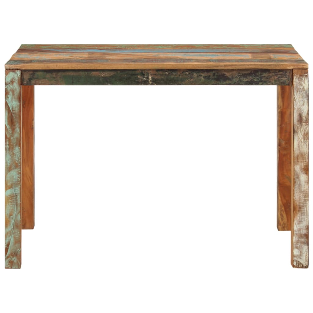 Dining Table 110x60x76 cm Solid Reclaimed Wood