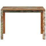 Dining Table 110x60x76 cm Solid Reclaimed Wood - Side View