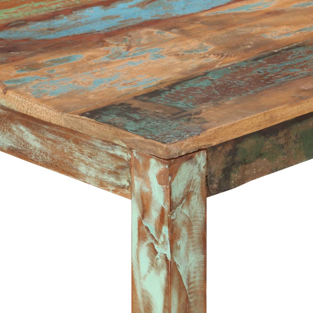 Dining Table 110x60x76 cm Solid Reclaimed Wood