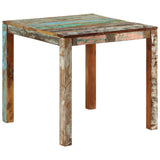 Dining Table 82x80x76 cm Solid Reclaimed Wood