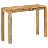 Console Table 110x35x76 cm Rough Mango Wood - Extra Image