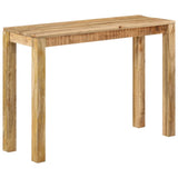 Console Table 110x35x76 cm Rough Mango Wood - Low Angle