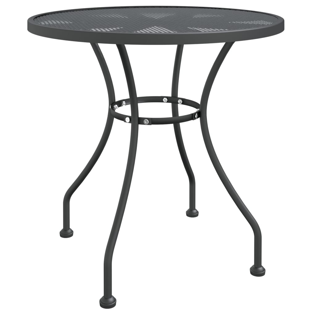 Garden Table ?0x72 cm Expanded Metal Mesh Anthracite