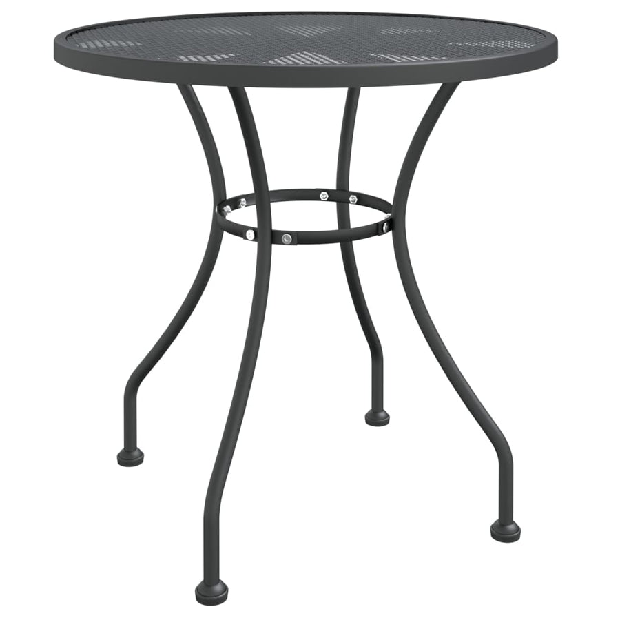 Garden Table ?0x72 cm Expanded Metal Mesh Anthracite