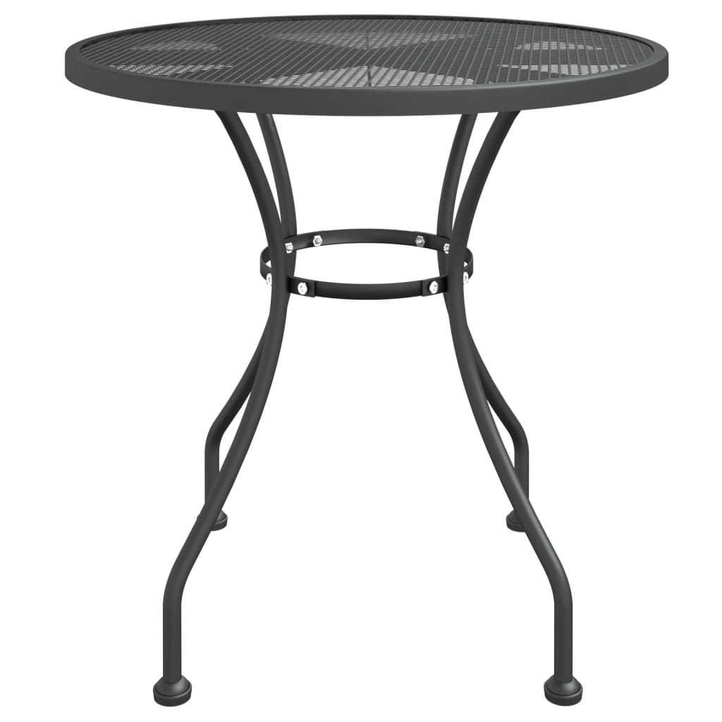 Garden Table ?0x72 cm Expanded Metal Mesh Anthracite