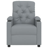 Massage Chair Light Grey Fabric
