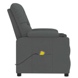 Massage Chair Dark Grey Fabric