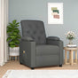 Massage Chair Dark Grey Fabric