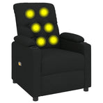 Massage Chair Black Fabric