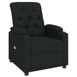Massage Chair Black Fabric