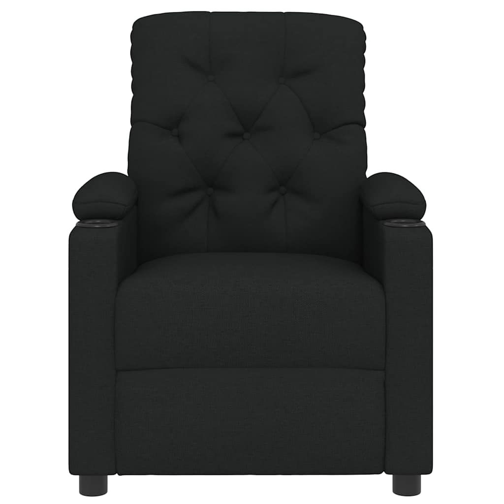 Massage Chair Black Fabric