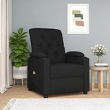 Massage Chair Black Fabric