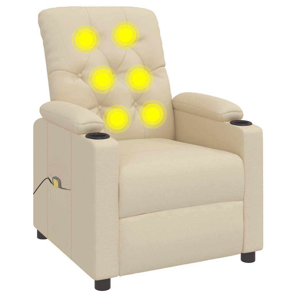 Massage Chair Cream Fabric