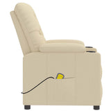Massage Chair Cream Fabric - 45-Degree Angle