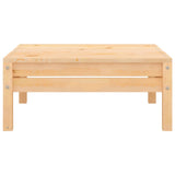 3 Piece Garden Lounge Set Solid Wood Pine - Low Angle