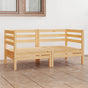 Garden 2-Seater Sofa Solid Pinewood