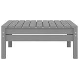 5 Piece Garden Lounge Set Grey Solid Pinewood - Extra Image