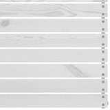 4 Piece Garden Lounge Set White Solid Pinewood - Rear View