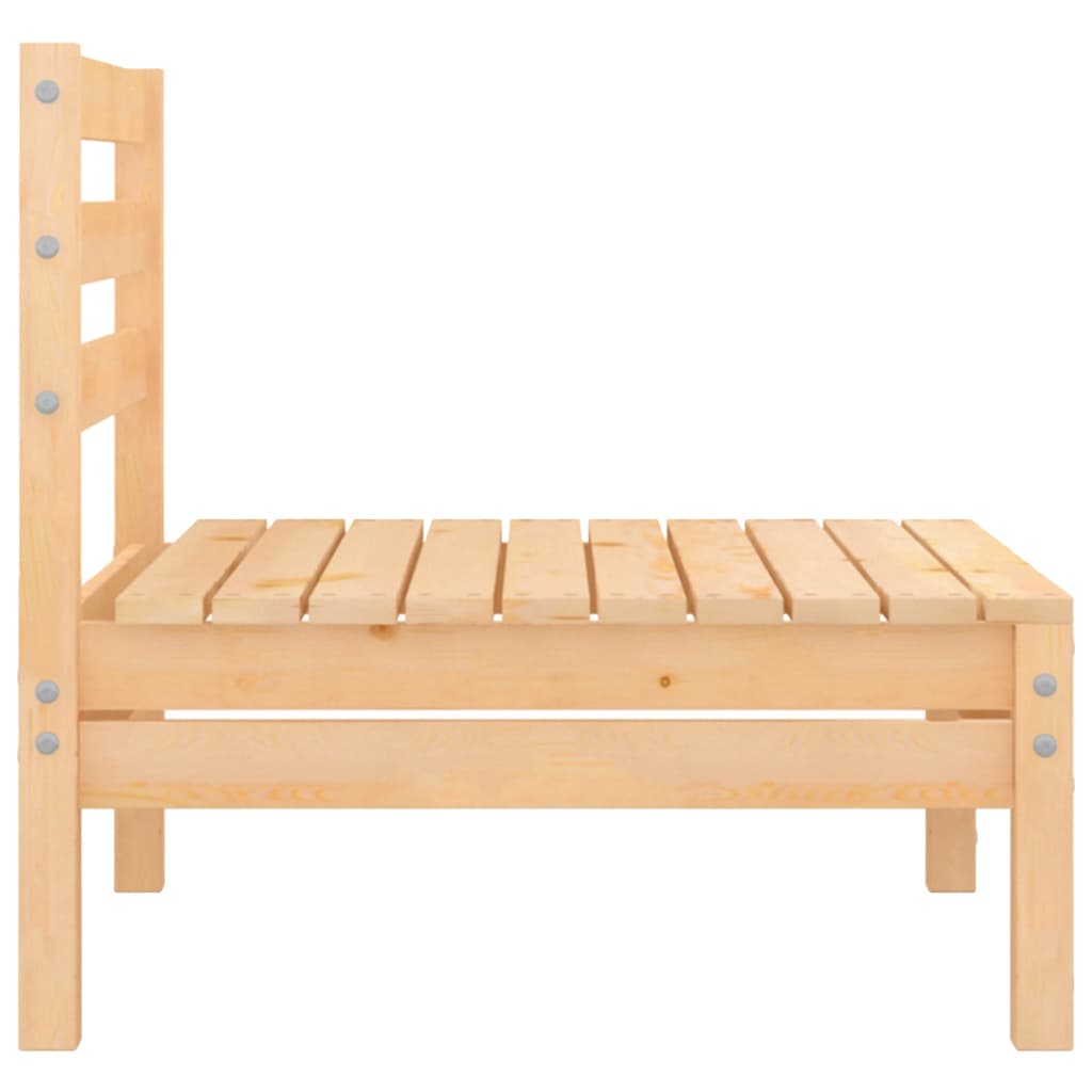 13 Piece Garden Lounge Set Solid Pinewood