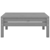 13 Piece Garden Lounge Set Grey Solid Pinewood