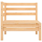 8 Piece Garden Lounge Set Solid Pinewood