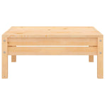 4 Piece Garden Lounge Set Solid Pinewood