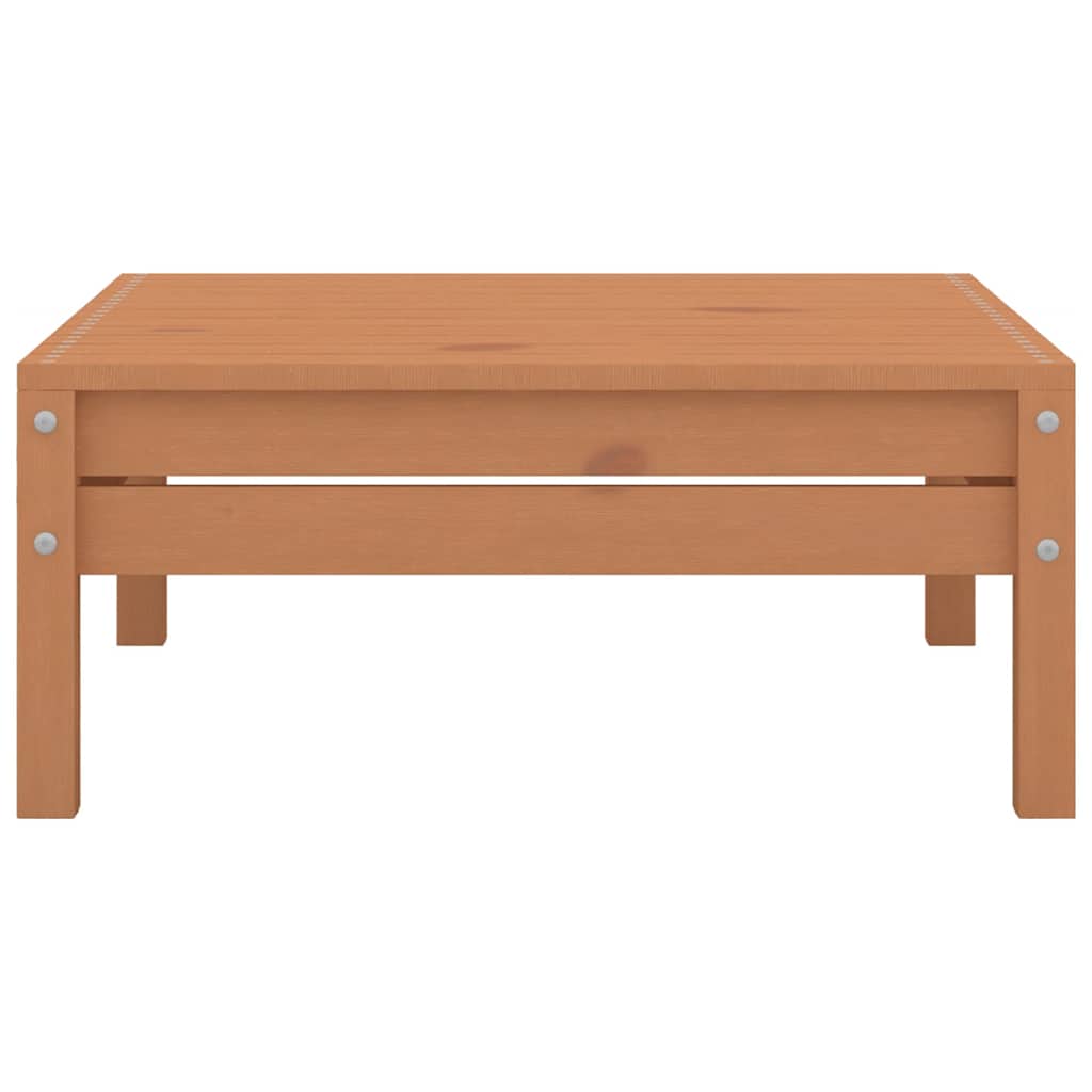4 Piece Garden Lounge Set Honey Brown Solid Pinewood
