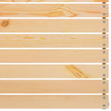 3 Piece Garden Lounge Set Solid Wood Pine - Extra Image