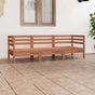 3 Piece Garden Lounge Set Honey Brown Solid Pinewood