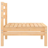 4 Piece Garden Lounge Set Solid Wood Pine - Extra Image