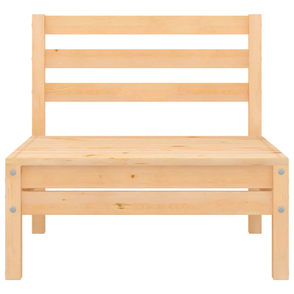 7 Piece Garden Lounge Set Solid Pinewood
