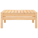 7 Piece Garden Lounge Set Solid Pinewood - Extra Image