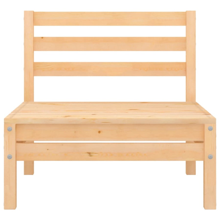 4 Piece Garden Lounge Set Solid Pinewood