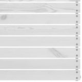 5 Piece Garden Lounge Set White Solid Pinewood - Rear View