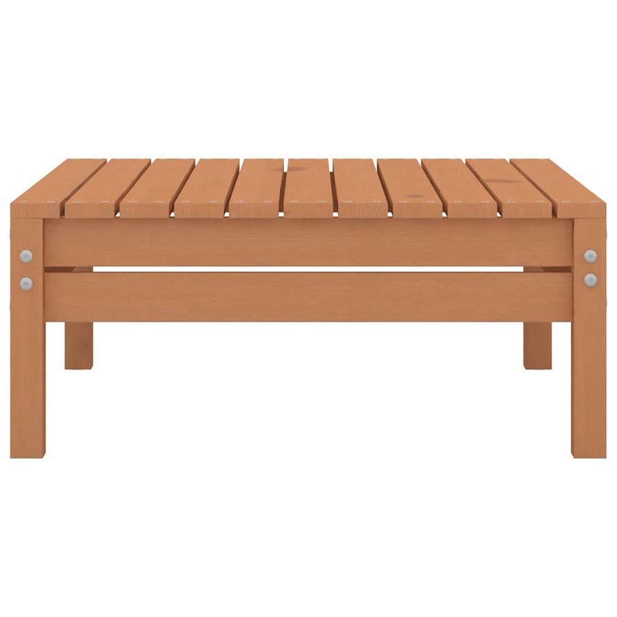 5 Piece Garden Lounge Set Honey Brown Solid Pinewood
