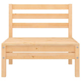 6 Piece Garden Lounge Set Solid Pinewood