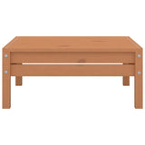 7 Piece Garden Lounge Set Honey Brown Solid Pinewood