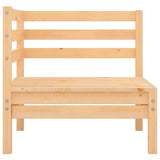 7 Piece Garden Lounge Set Solid Pinewood