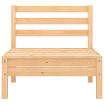 8 Piece Garden Lounge Set Solid Pinewood