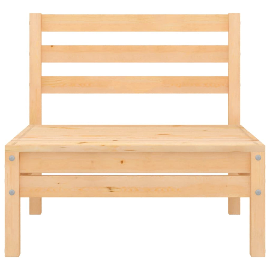 8 Piece Garden Lounge Set Solid Pinewood