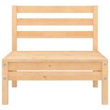 9 Piece Garden Lounge Set Solid Pinewood - Close-Up Angle