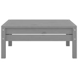 7 Piece Garden Lounge Set Grey Solid Pinewood