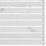 7 Piece Garden Lounge Set White Solid Pinewood