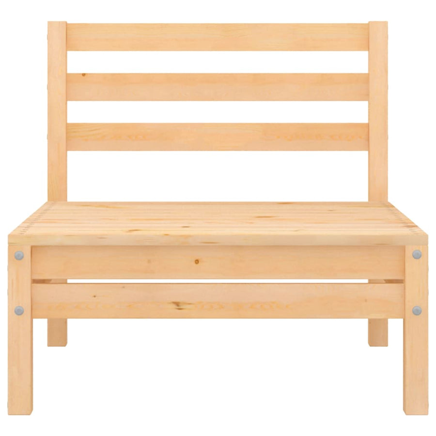 8 Piece Garden Lounge Set Solid Pinewood