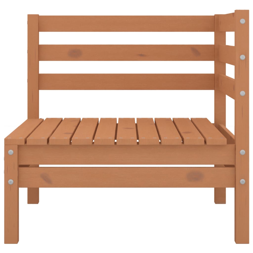 3 Piece Garden Lounge Set Honey Brown Solid Wood Pine