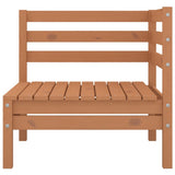 3 Piece Garden Lounge Set Honey Brown Solid Wood Pine
