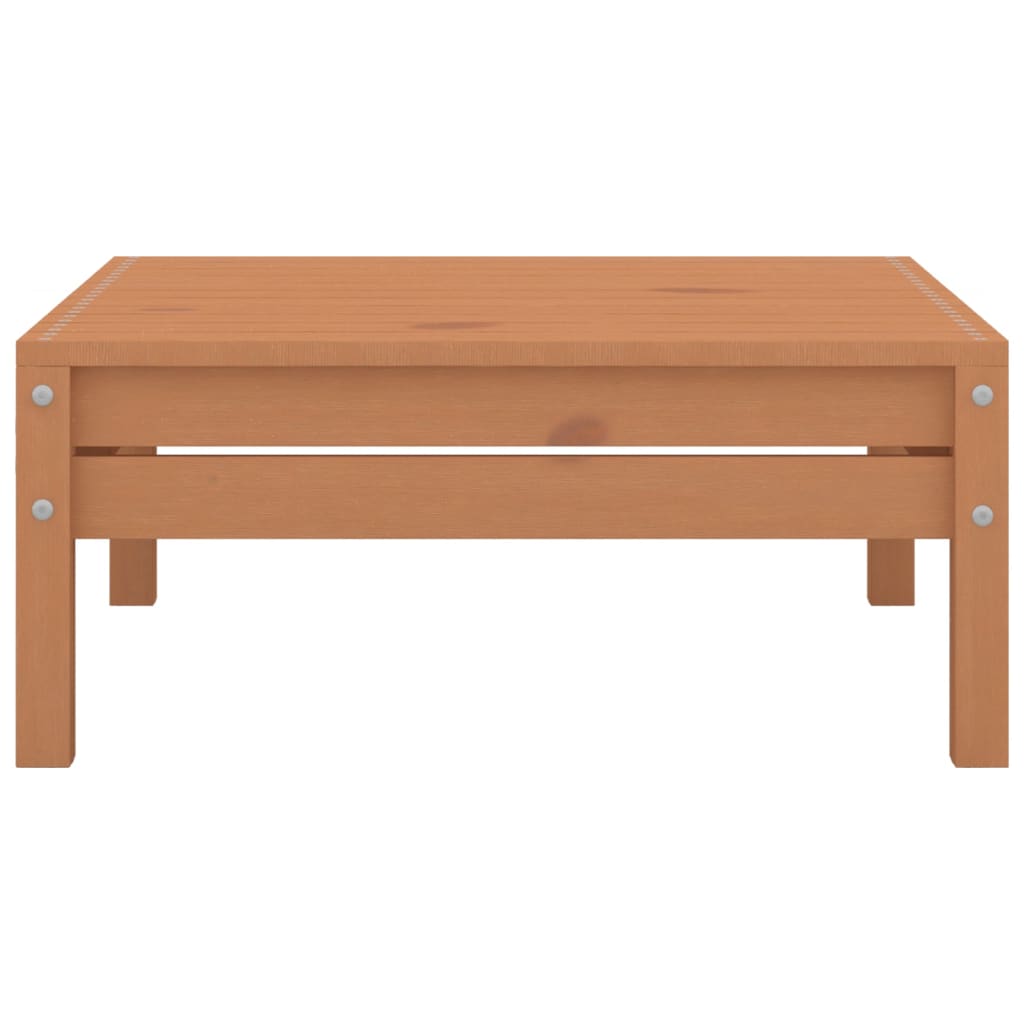 3 Piece Garden Lounge Set Honey Brown Solid Wood Pine