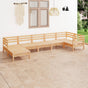 7 Piece Garden Lounge Set Solid Wood Pine